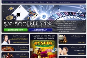 Онлайн казино Prestige Casino