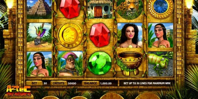 casino screen of symbols