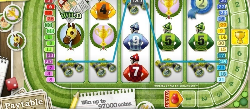 casino screen of symbols