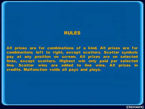 casino screen of symbols
