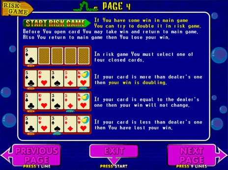 casino screen of symbols