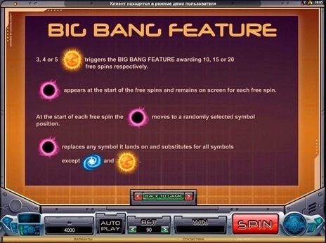 casino screen of symbols