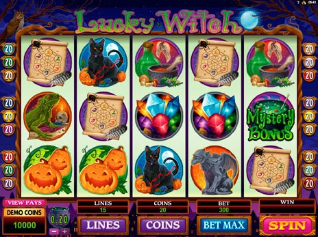 casino screen of symbols