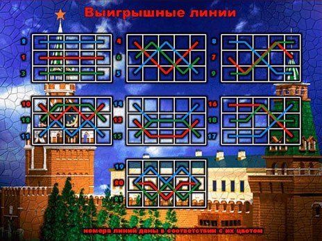 casino screen of symbols