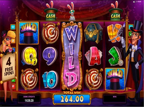 casino screen of symbols