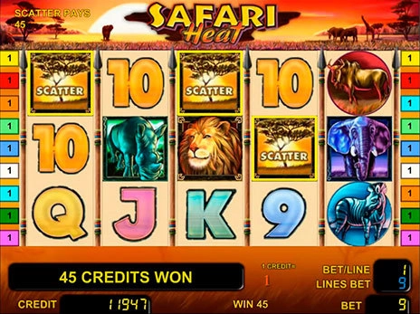casino screen of symbols