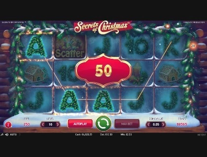 casino screen of symbols