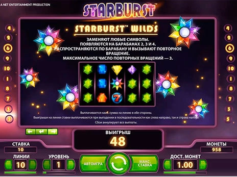 casino screen of symbols