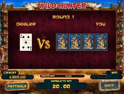 casino screen of symbols