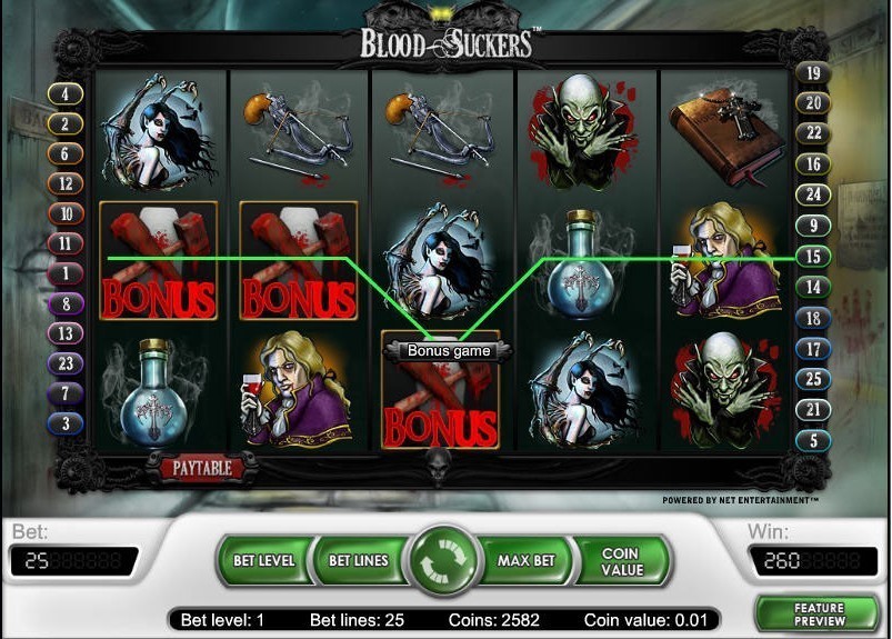 Игровой автомат Blood Suckers