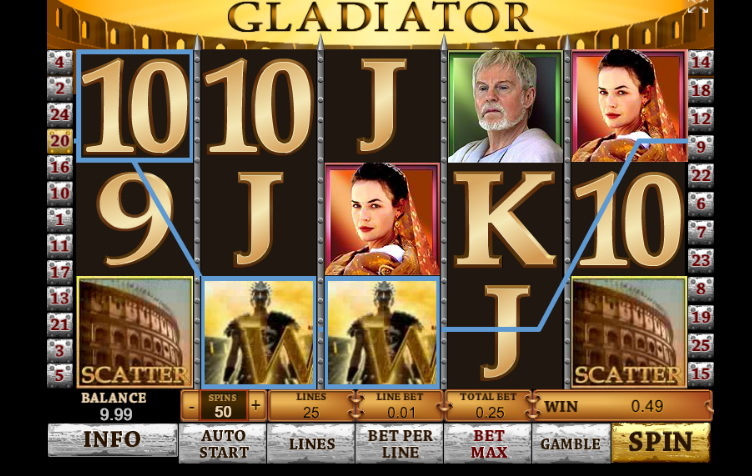 Игровой автомат Gladiator