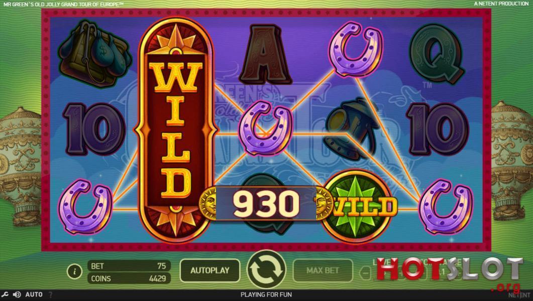 Игровой автомат Mr. Green’s Grand Tour